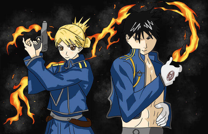Mustang and Riza Print